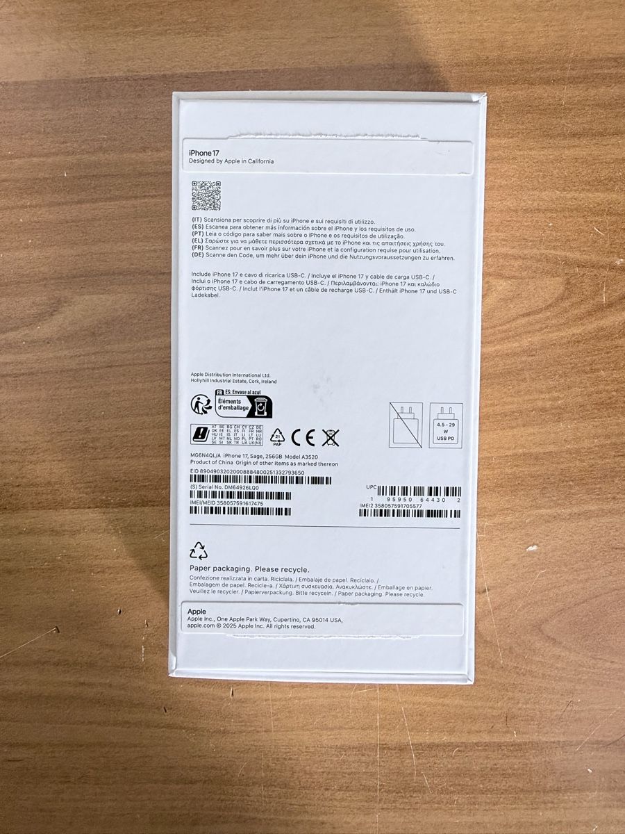 Apple Telefoni cellulari / Smartphones: iphone 17 sage green  – Nuovo (secondo la descrizione) da Orbe venduto da megdfd 1