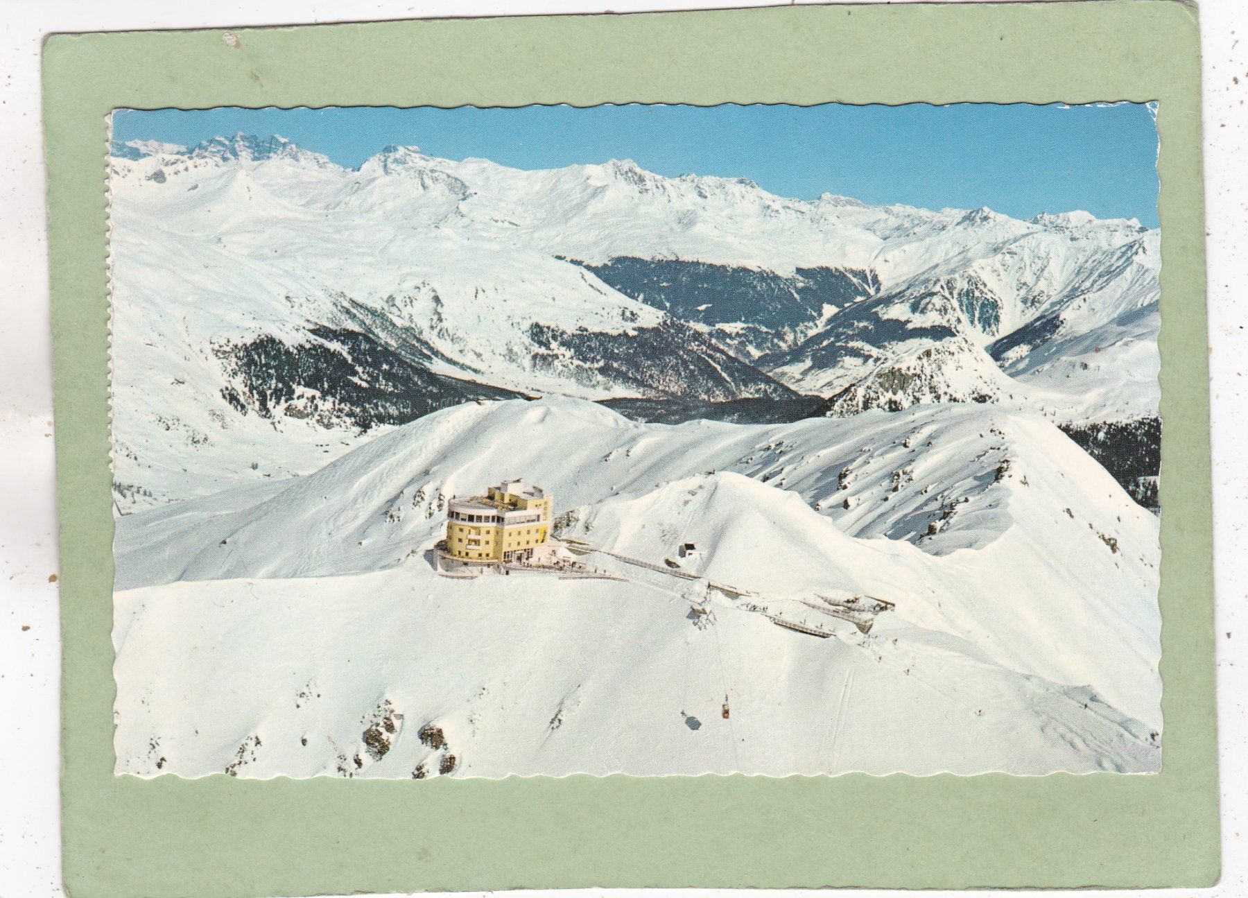 Ansichtskarten: Davos Jakobshorn 1974 – Gebraucht aus Herisau von Lisegrat2008