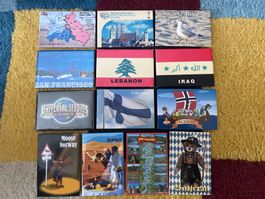 Souvenirmagnete / Kühlschrankmagnete aus aller Welt