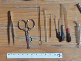 Medizinisches Instrumenten Set Vintage