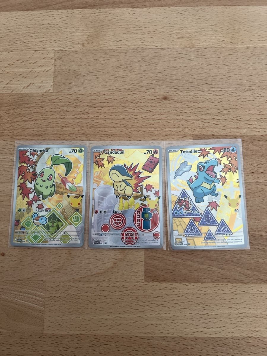 Pokémon Carte collezionabili: Pokemon First Partner Series 2 Johto Starter EN – Nuovo (secondo la descrizione) da Villmergen venduto da claudy00