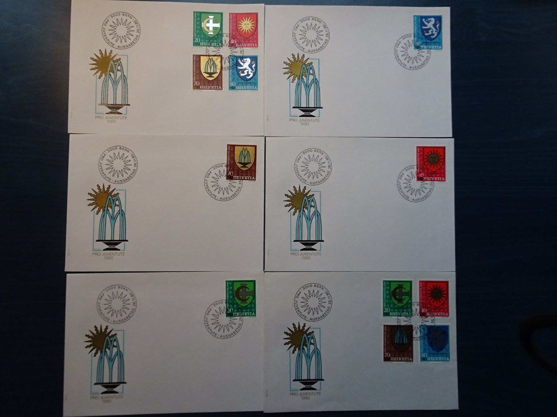Tous les timbres: PJ 1980 – Neuf (Voir description) à Aadorf par Chnorli-Furz