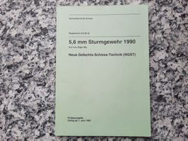 5,6 mm Sturmgewehr 1990 - Neue gefechts-Schiess-Technik