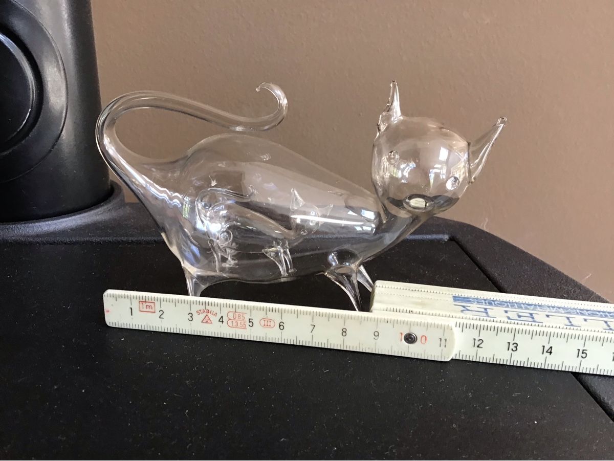 Tutte le decorazioni: Chat en verre – Usato da Plan-les-Ouates venduto da Cassero 3