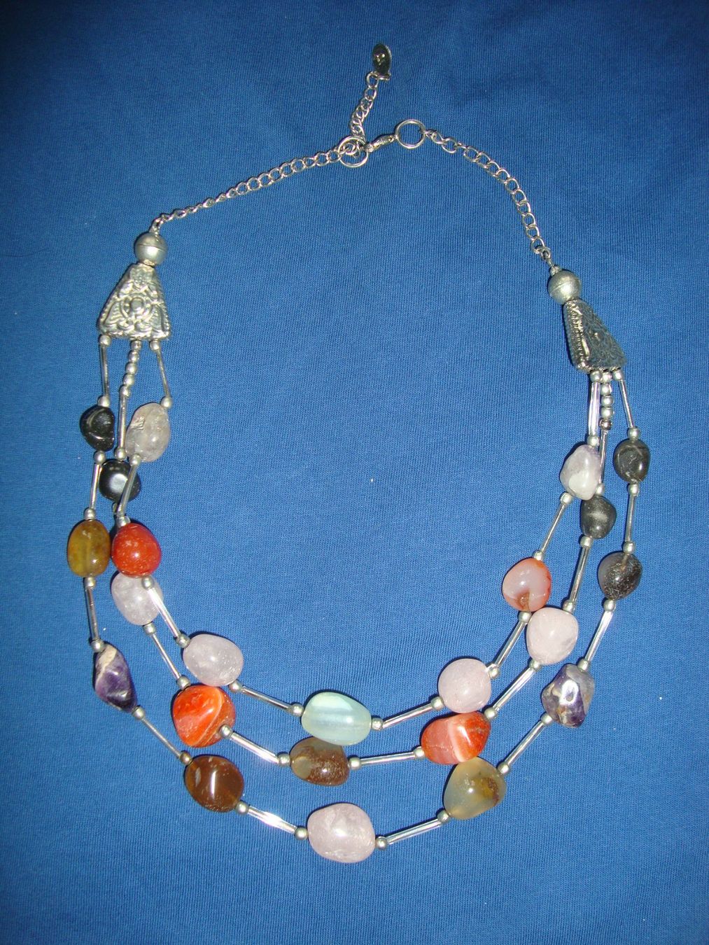 Catenine: Edelstein-Kette 3-Reihig – Usato da Laufen venduto da ereli