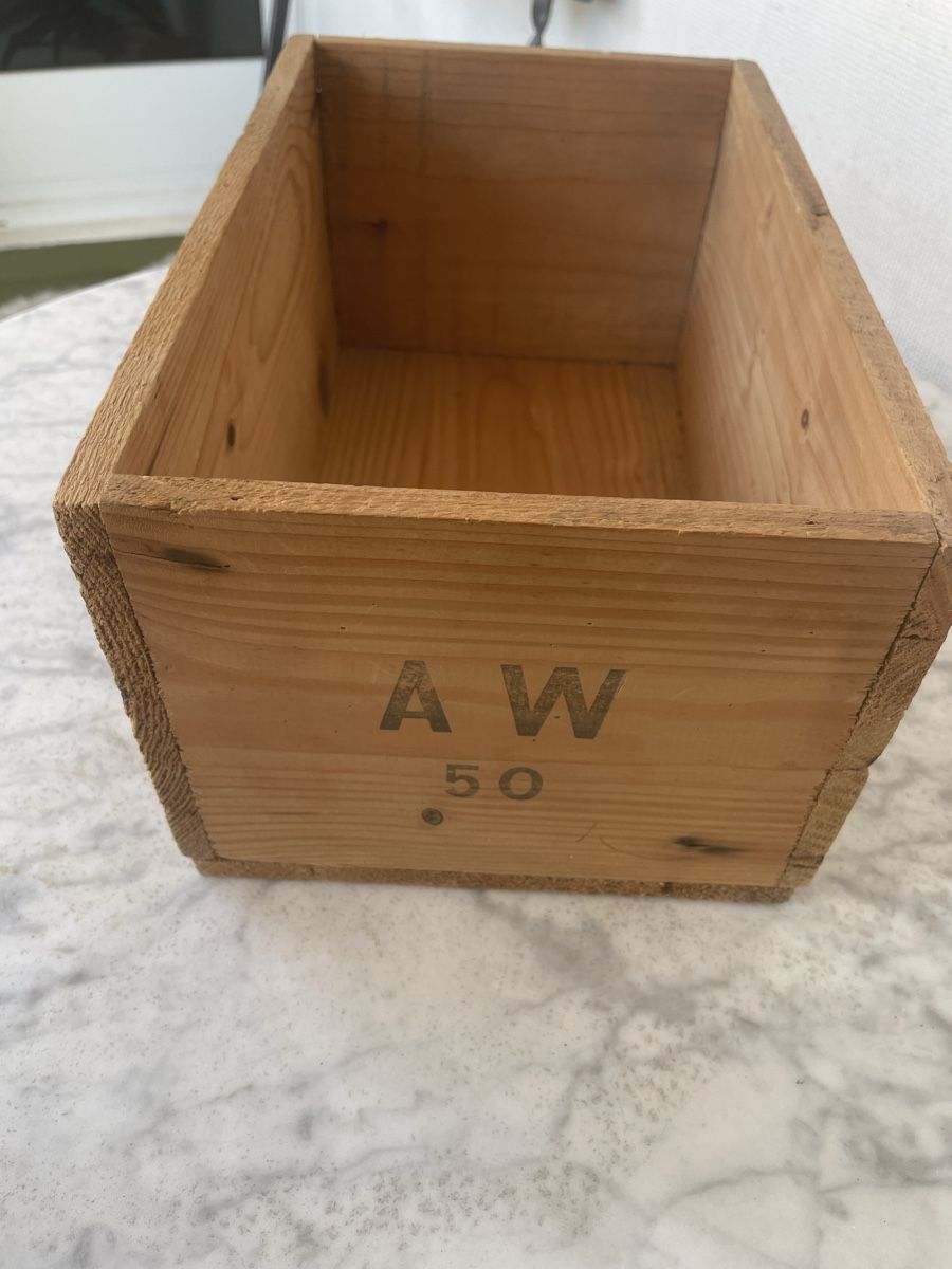 Casse di trasporto: Vintage Holzkiste Wander Malzzucker – Usato da Basel venduto da Gundeli-25 2