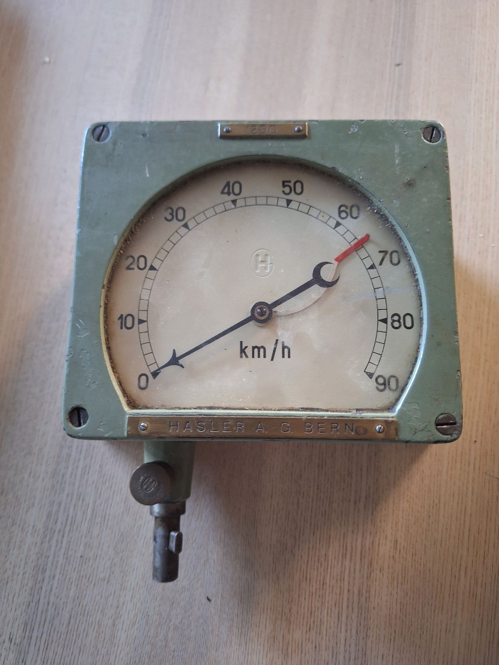 Misurare: Antiker Tachometer SBB Hasler  – Usato da Schaffhausen venduto da RicardoSchaffhausen