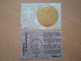 Sonderblock Goldvreneli (limitierte Briefmarke)