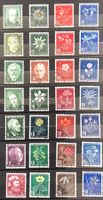 1943 - 1949 Pro Juventute Alpenblumen Komplett Gest.