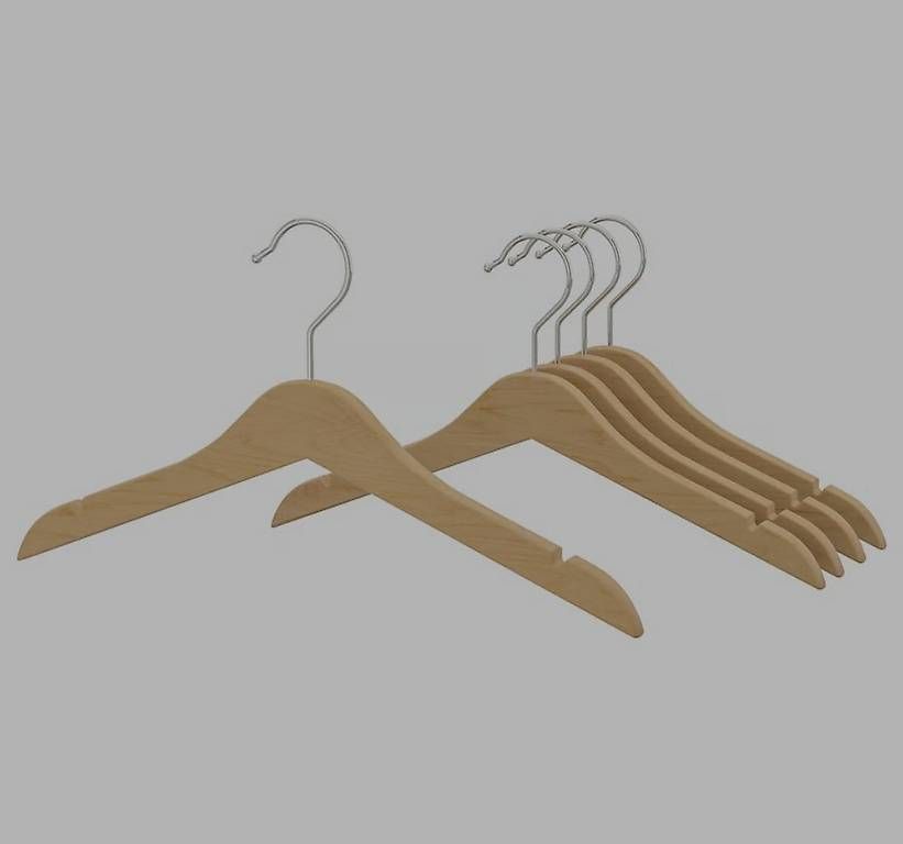 Appendiabiti: IKEA HOLZKLEIDERBÜGEL – Usato da Gunzwil venduto da daryl090496