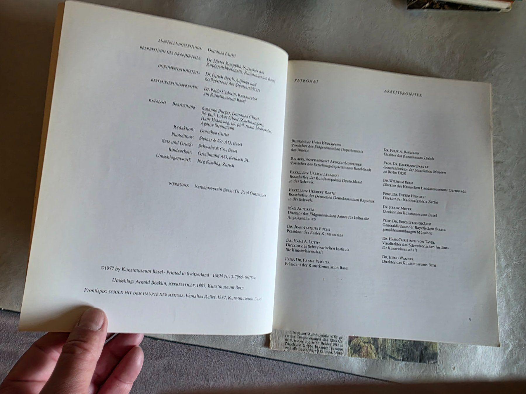 Libri: Arnold Böcklin - Kunstmuseum Basel - 1977 – Usato da Walterswil BE venduto da Lonitti 7