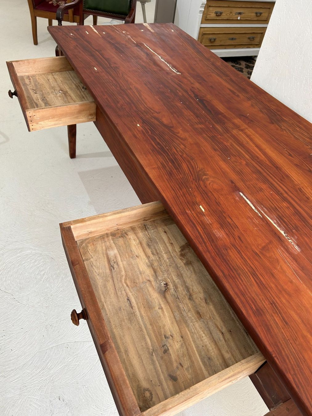 Tavoli: Esstisch Biedermeier Kirschbaum gross Schubladen restauriert – Usato da Dottikon venduto da beni1204 6