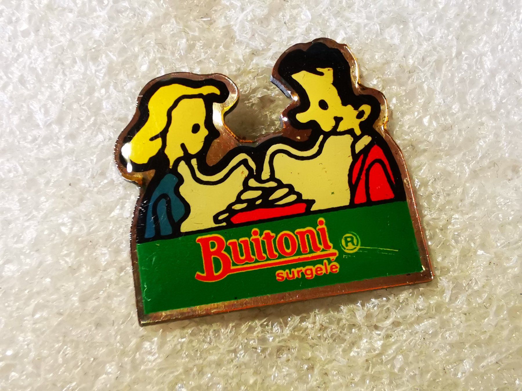 Placchette & Badge: Ansteckpin 197: Buitoni – Usato da Oppligen venduto da Pin-Fall-Shop