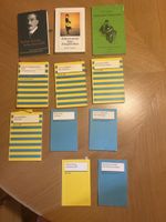 11 Reclam Hefte (Deutsch) mit Kommentaren