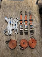 Lot de 3 sangles à cliquet Spanset avec crochets