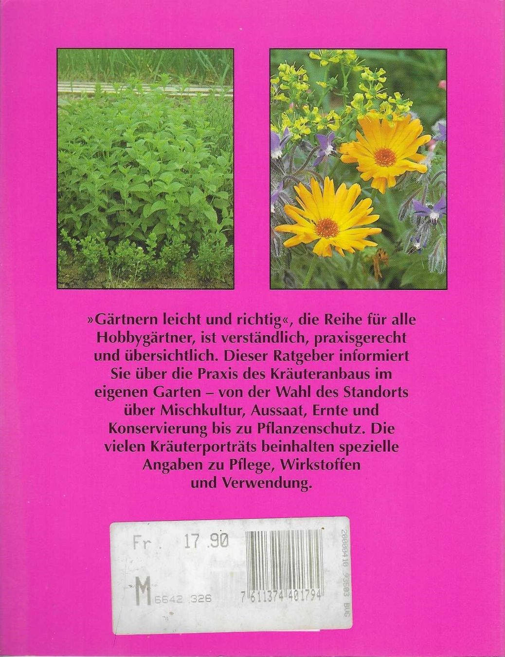 Libri: Gartenkräuter – Usato da Flims - Dorf venduto da Stagediver 1