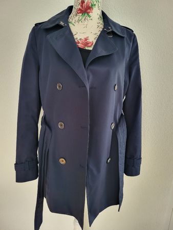 Dunkelblaue leichte Manteljacke Esprit Gr. 36