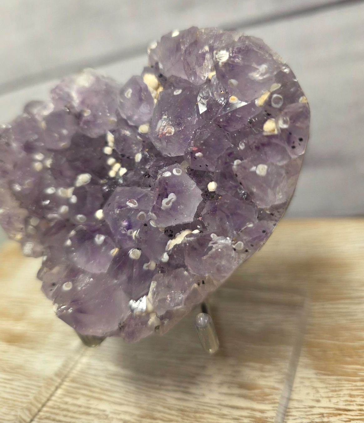Minerali & Pietre curative: Amethyst Herz 250g – Nuovo e nell'imballaggio originale da Matzingen venduto da Shay_Crystalz 1