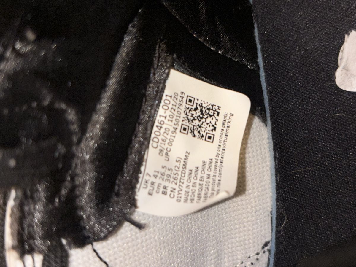 Jordan Scarpe da uomo: Baskets Jordan 1 noir argent  – Usato da Chêne-Bougeries venduto da sor_9rzp 5