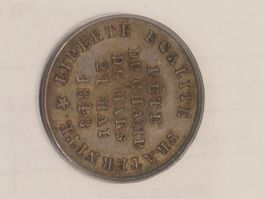 Pièce commémorative Fête du Champ de Mars 1848 République...