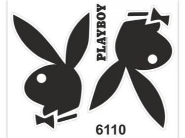 Sticker: Playboy Hase Sticker Aufkleber 2teilig – Nuovo e nell'imballaggio originale da Goldach venduto da SSRConzept