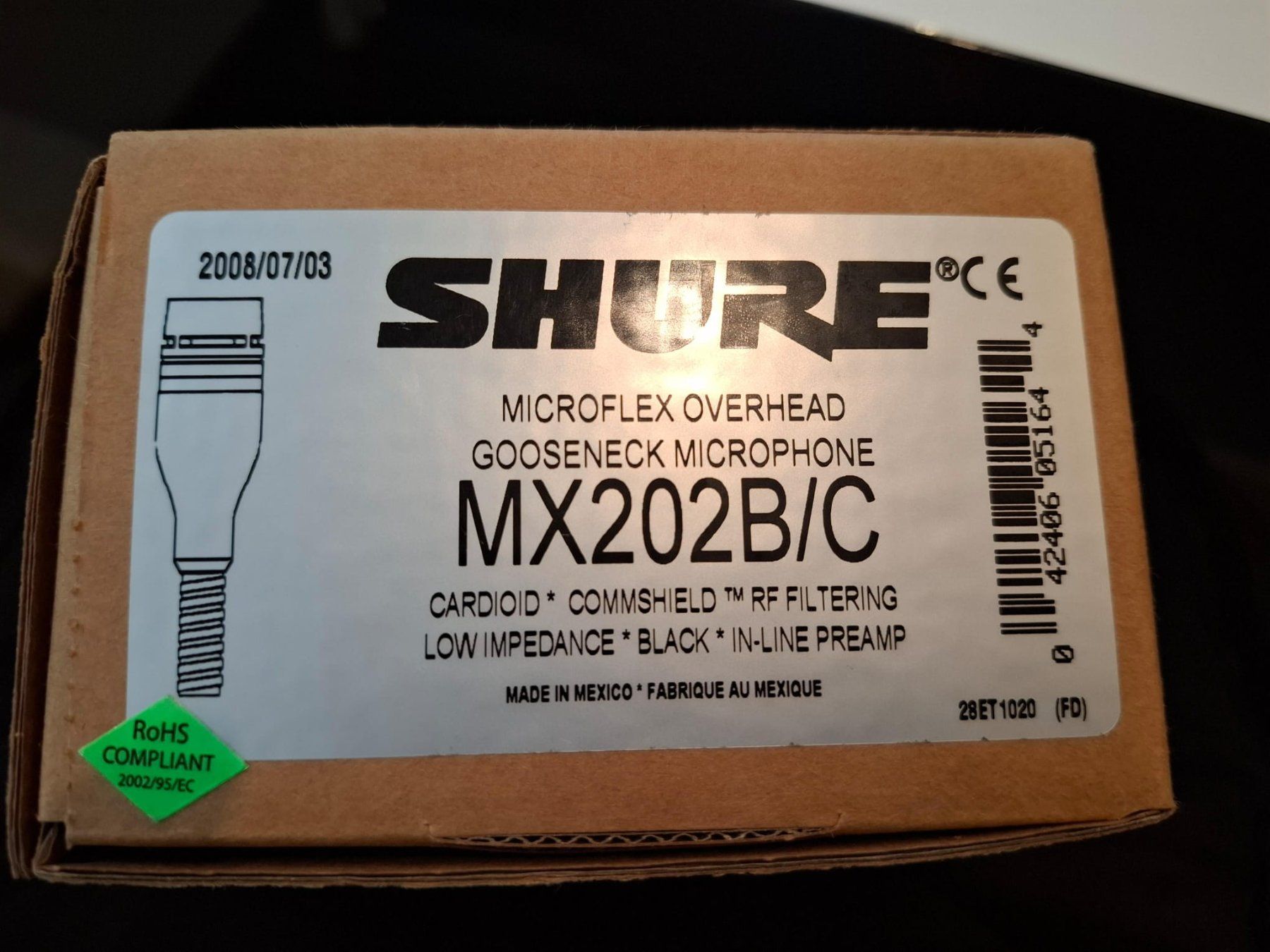 Shure Microphones: Shure MX202B/C Microflex Overhead Schwarz (2/2) – D'occasion à Effretikon par lichtundmusik_GmbH 4
