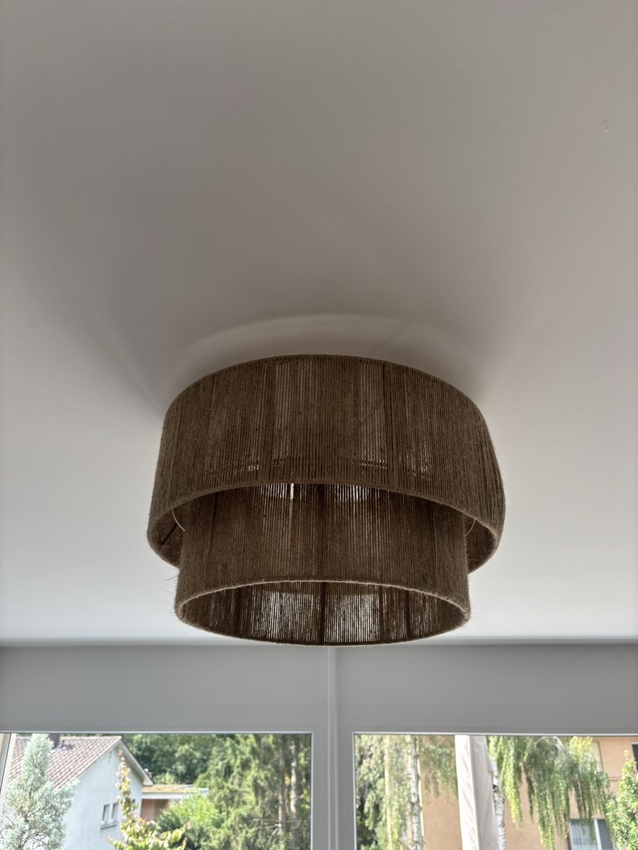 Lustres & lampes de plafonds: Deckenlampe Jute Stoff neuwertig – D'occasion à Geroldswil par ele_7hkp 2
