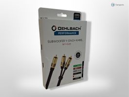 OEHLBACH Subwoofer Y-Cinch-Kabel 2m
