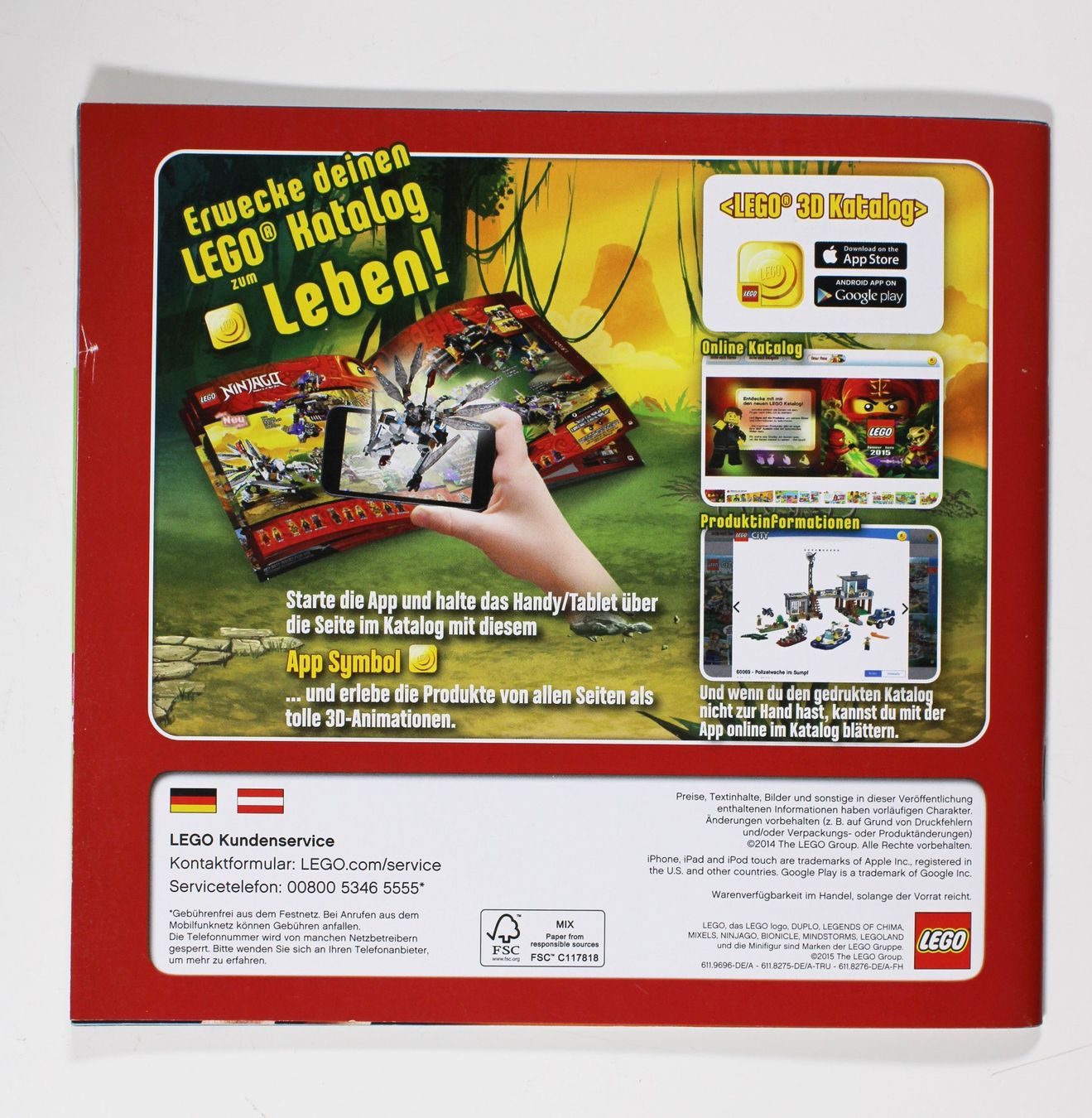 Documenti: LEGO KATALOG Januar - Juni 2015 - NINJAGO auf der Titelseite – Usato da Brüttisellen venduto da Collector-Corner 2