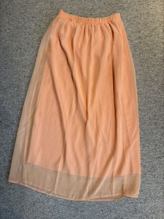 2 Sommerröcke Chiffon leicht Gr. S in Orange & Gelb