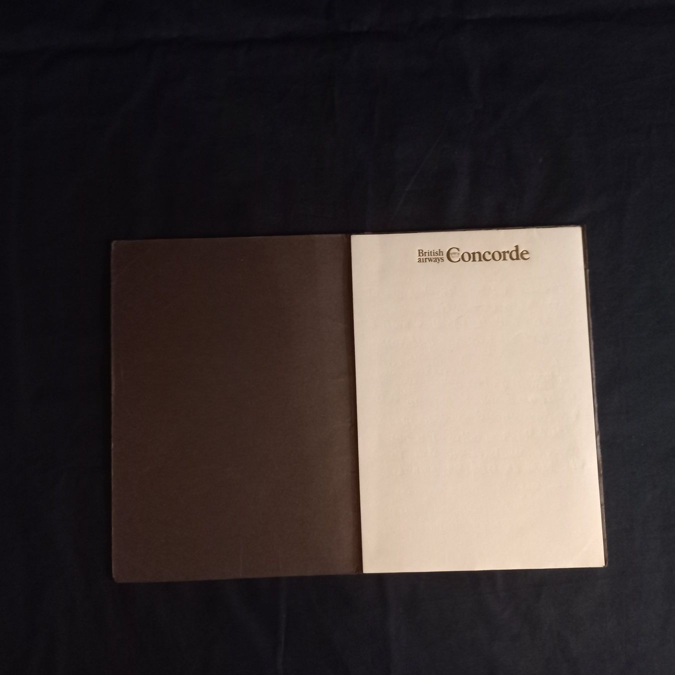 Blocchi: Bloc-note, Concorde British Airways - objet collector – Usato da Biel/Bienne venduto da Kra_8tdc 2
