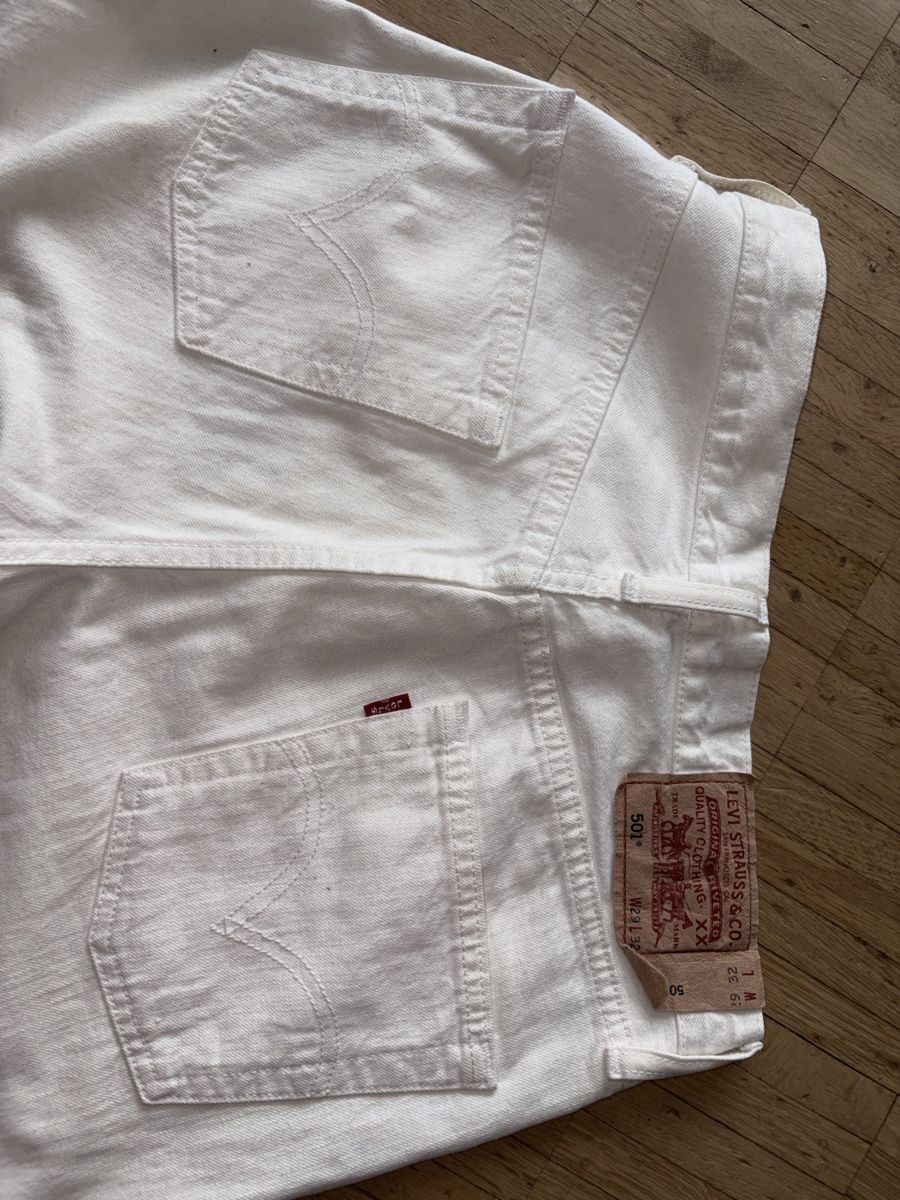Levi's Jeans: Levis 501 white – Usato da Rombach venduto da akiromay 1