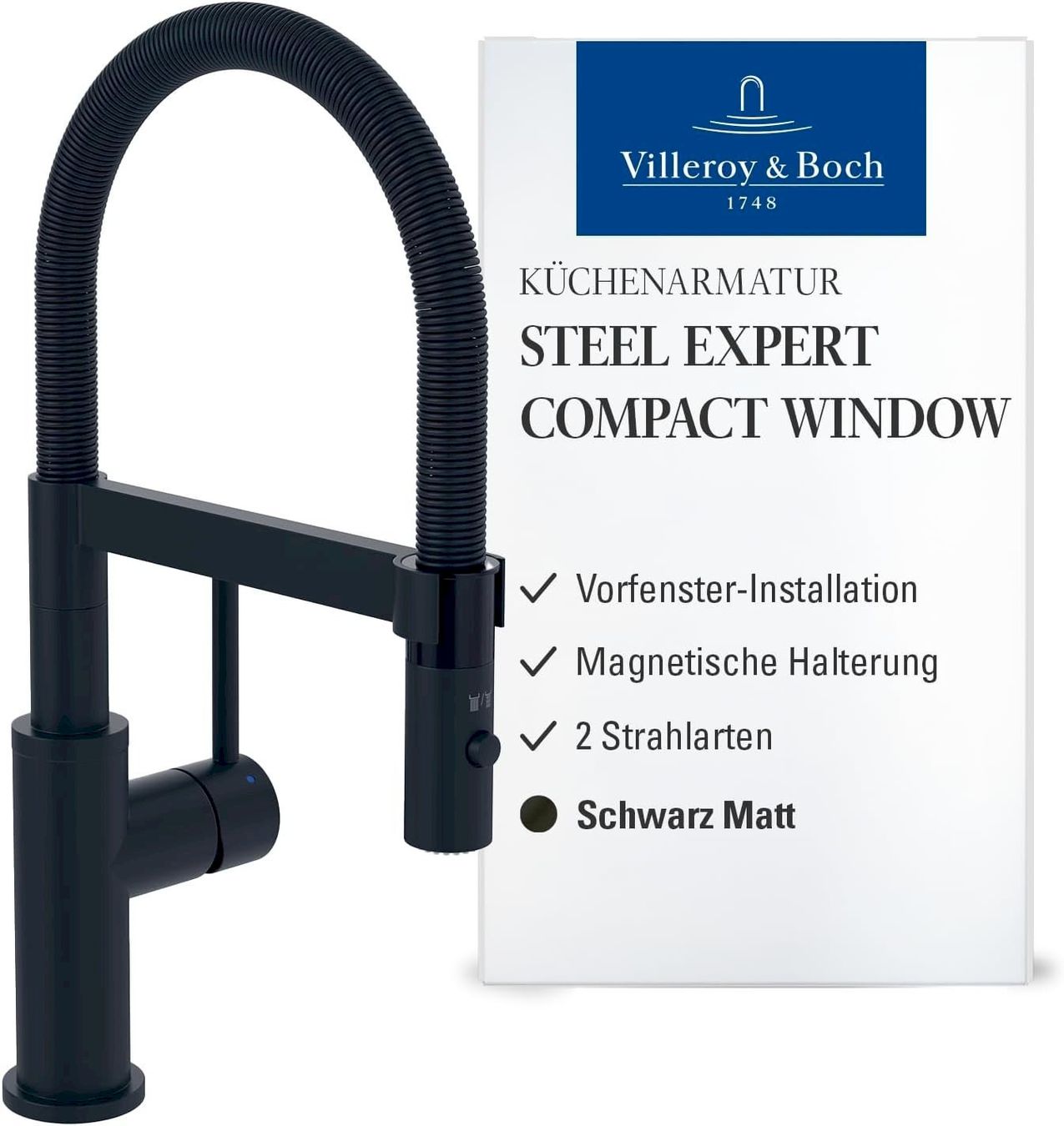 Armaturen: Villeroy&Boch SteelExpert Compact Window – Neu und originalverpackt aus Bottighofen von zaap 1