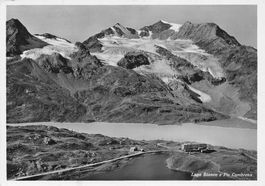 Berninapass (GR) Lago Bianco und Piz Cambrena (3606 m) G