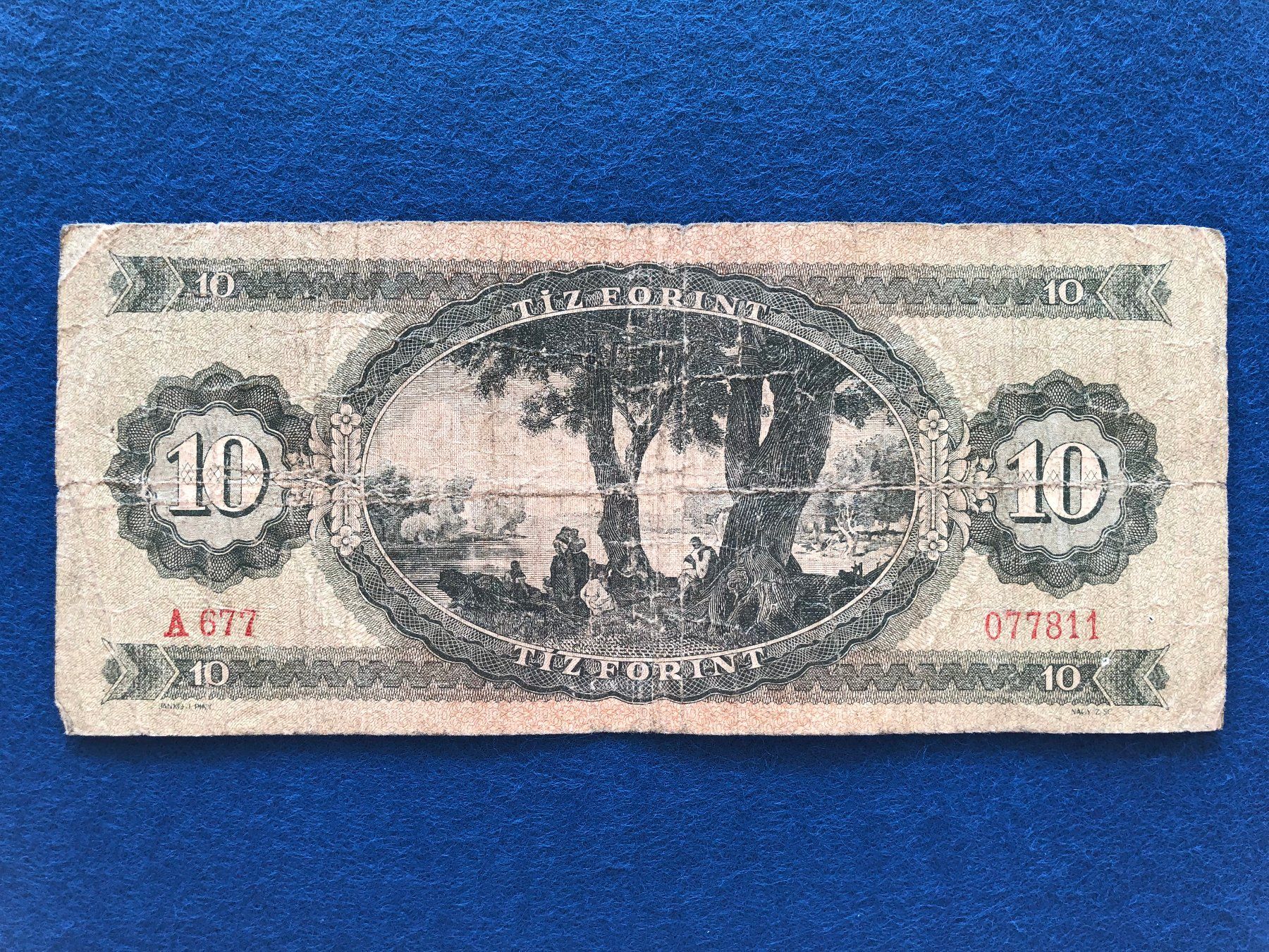 Banconote: Budapest 1960 - Ungarn - 10 Forint – Usato da Pfäffikon SZ venduto da Sieben77 1