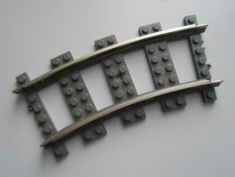 LEGO - Eisenbahnschienen gebogen 9 VOLT