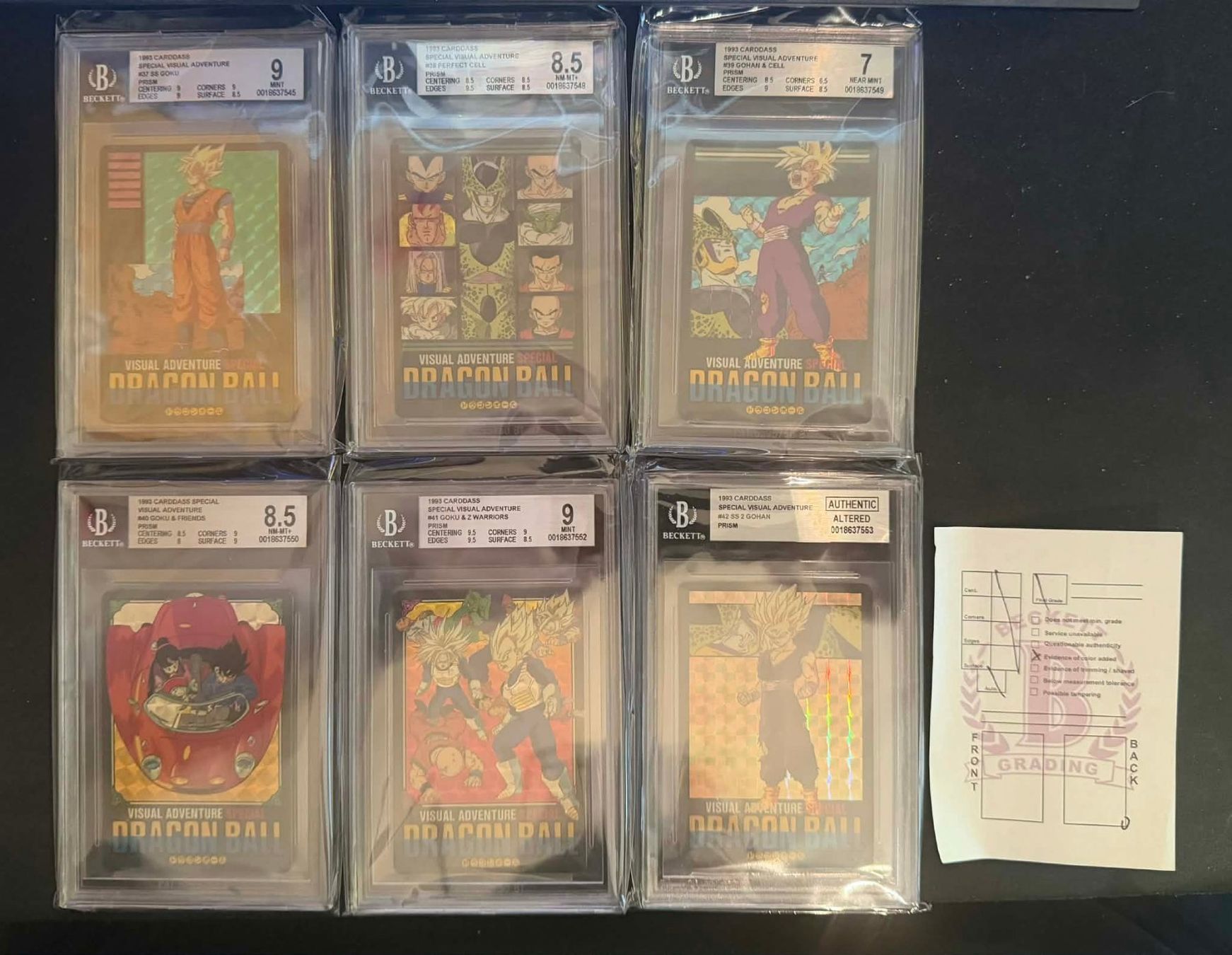 Bandai Carte collezionabili: Dragon ball - Visual Adventure - Prism Set SP Beckett – Nuovo (secondo la descrizione) da Sion venduto da Calbo1989