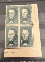 LIECHTENSTEIN Viererblock 1964  Peter Kaiser