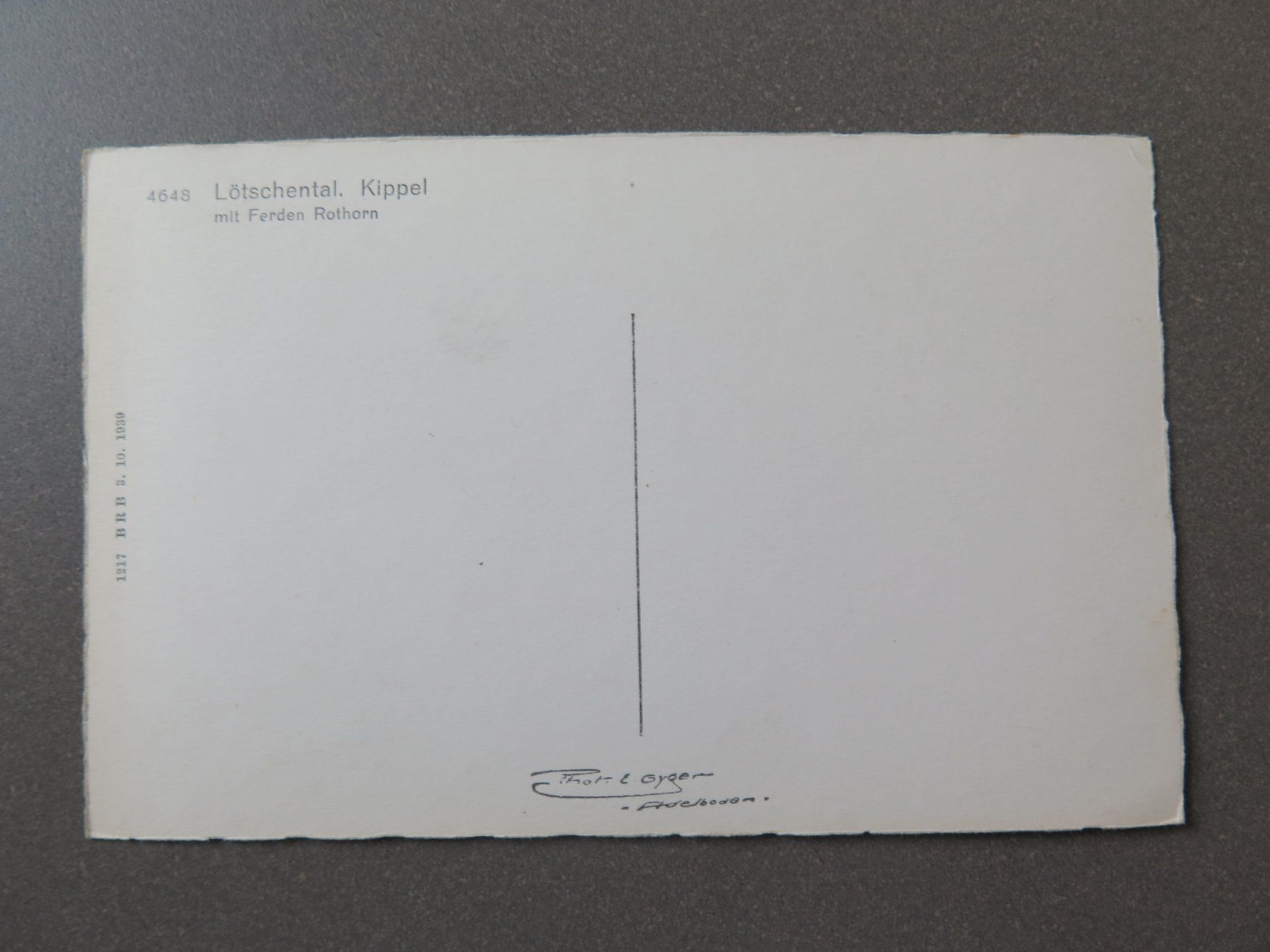 Cartoline postali: LÖTSCHENTAL - KIPPEL IM LÖTSCHENTAL – Usato da Wittenbach venduto da lipasal 1