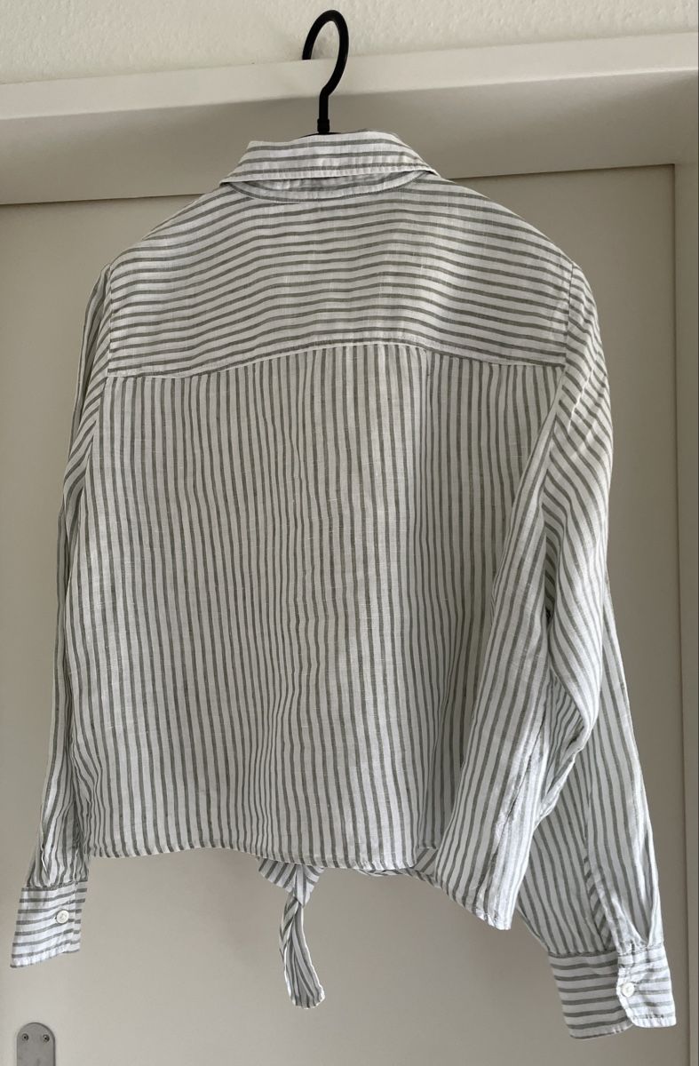 H&M Blusen: H&M Leinenbluse gestreift – Gebraucht aus Bettingen von Majvi 1