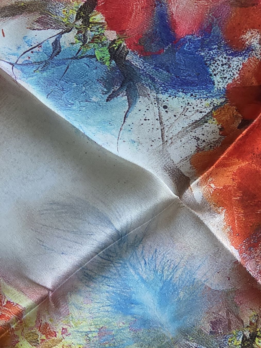 Foulards, Tücher & Schals: Seidenfoulard Seidentuch 68 x 68 cm – Neu und originalverpackt aus Frauenfeld von Schenken-mit-Herz 2