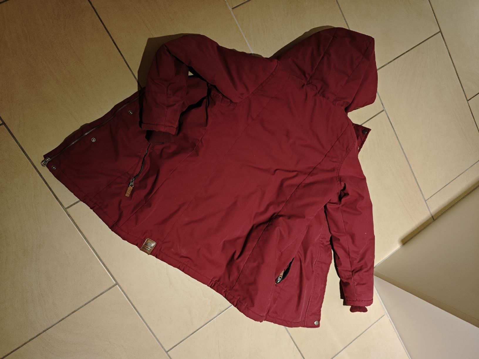 Giacche & Cappotti: lange Winterjacke, Gr.152, bordeaux – Usato da Gibswil venduto da jibbi01 3