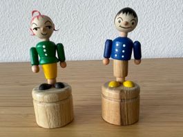 Wackelfiguren Max und Moritz, Erzgebirge