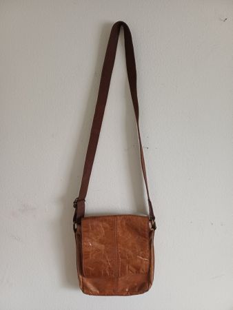 Vintage FOSSIL BRAND Umhängetasche Handtasche aus Leder