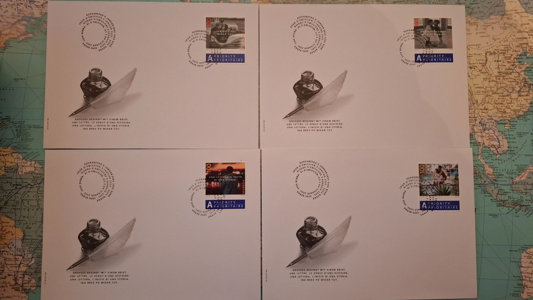 Tutti i francobolli: Serie ET FDC Ersttagsbriefe 2005 – Usato da Steinmaur venduto da profitec01