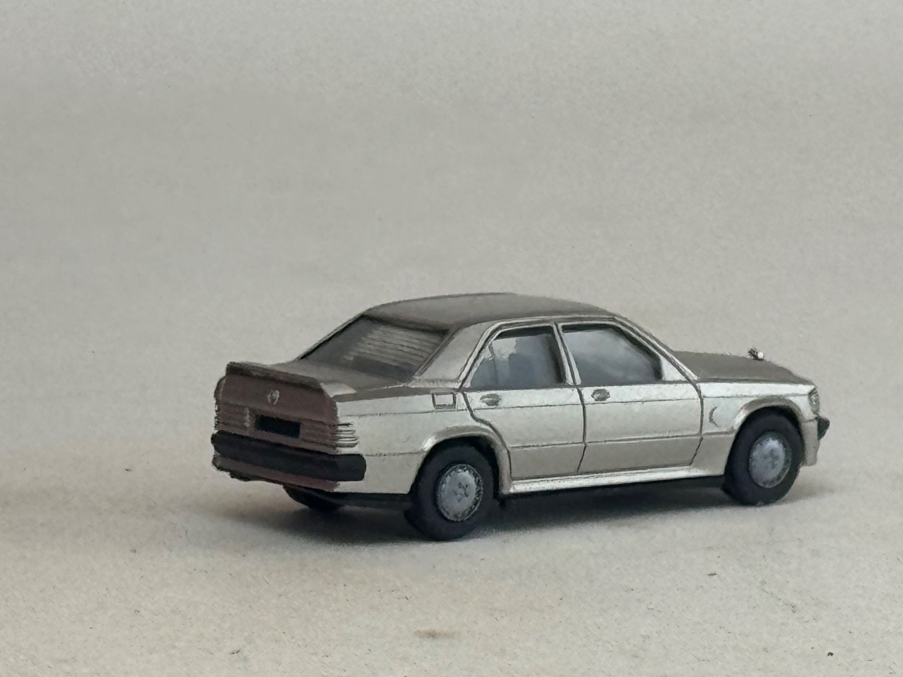 Herpa Modellautos: VE1- Herpa Mercedes 190 E silbern – Gebraucht aus Elm von Wikmtz 1