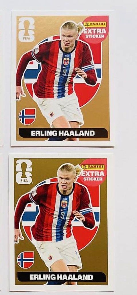 Panini Cartes à collectionner: Panini Extra Stickers Haaland Gold+Bronze – D'occasion à Zürich par Yvo619