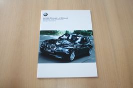 BMW Z3 Coupé 2.8 / M Coupé Prospekt 1999 Französisch