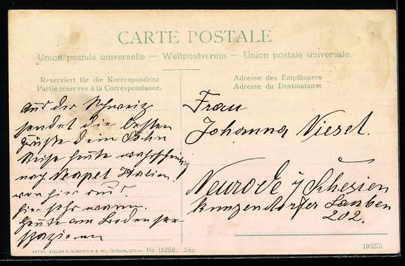 Cartes postales: AK Lichtensteig, Teilansicht mit Kirche – D'occasion à Berlin par bartko-reher 1