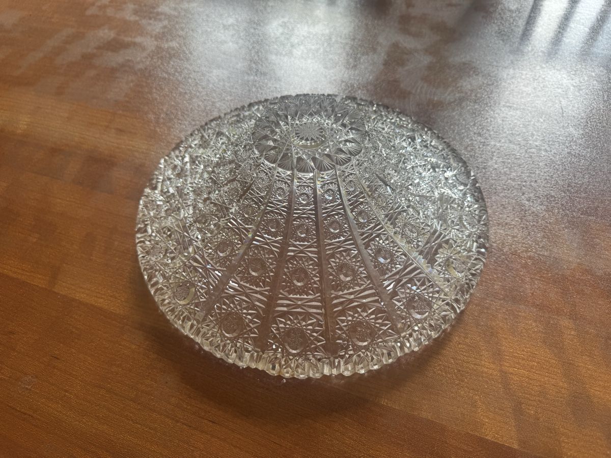 Schalen: Glas Schale Kristall – Gebraucht aus Schlieren von hampany 2